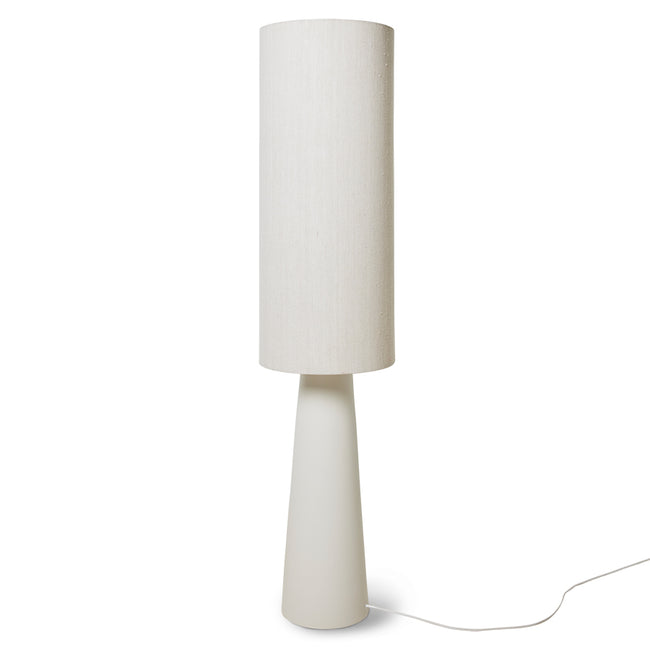 tall floor lamp in the style of a hkliving table lamp in cream