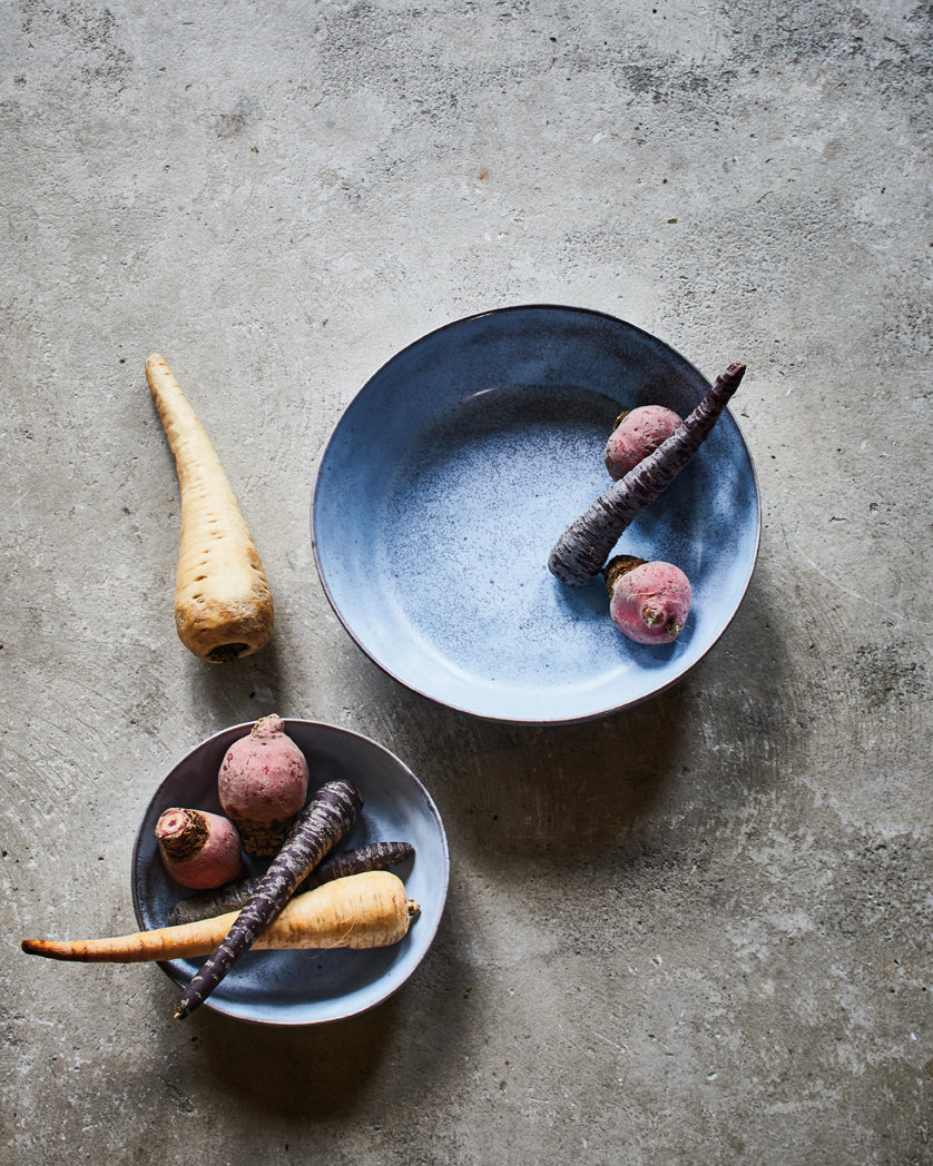 Bold & Basic Rustic Grey Bowl Large