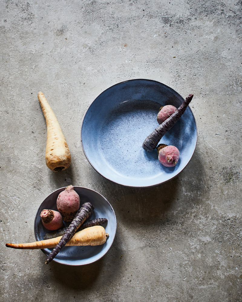 Bold & Basic Rustic Grey Bowl Large