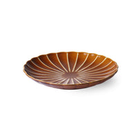 Kyoto Ceramics Striped Dessert Plate