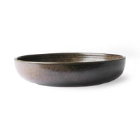 Deep Plate Rustic Black