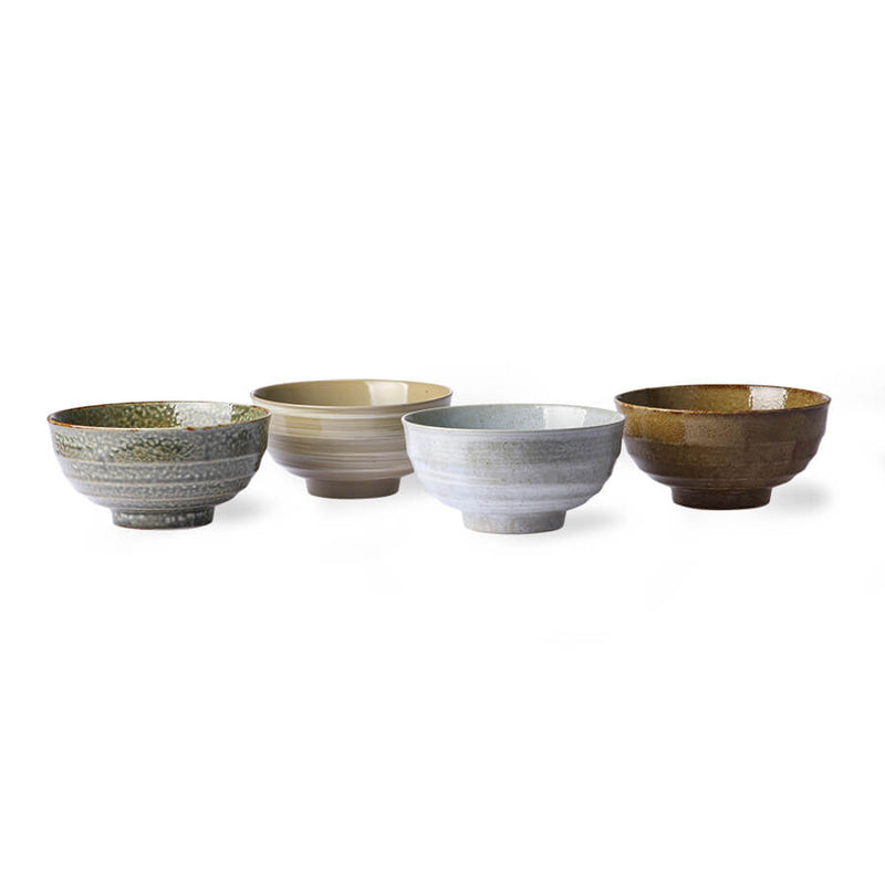 Japanese Noodle Bowls (Set of 4)