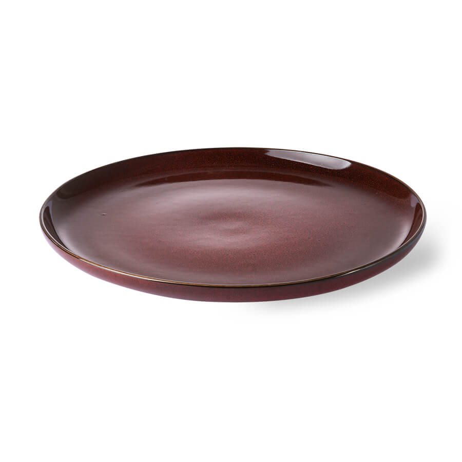 Organic Dinner Plate Cerise