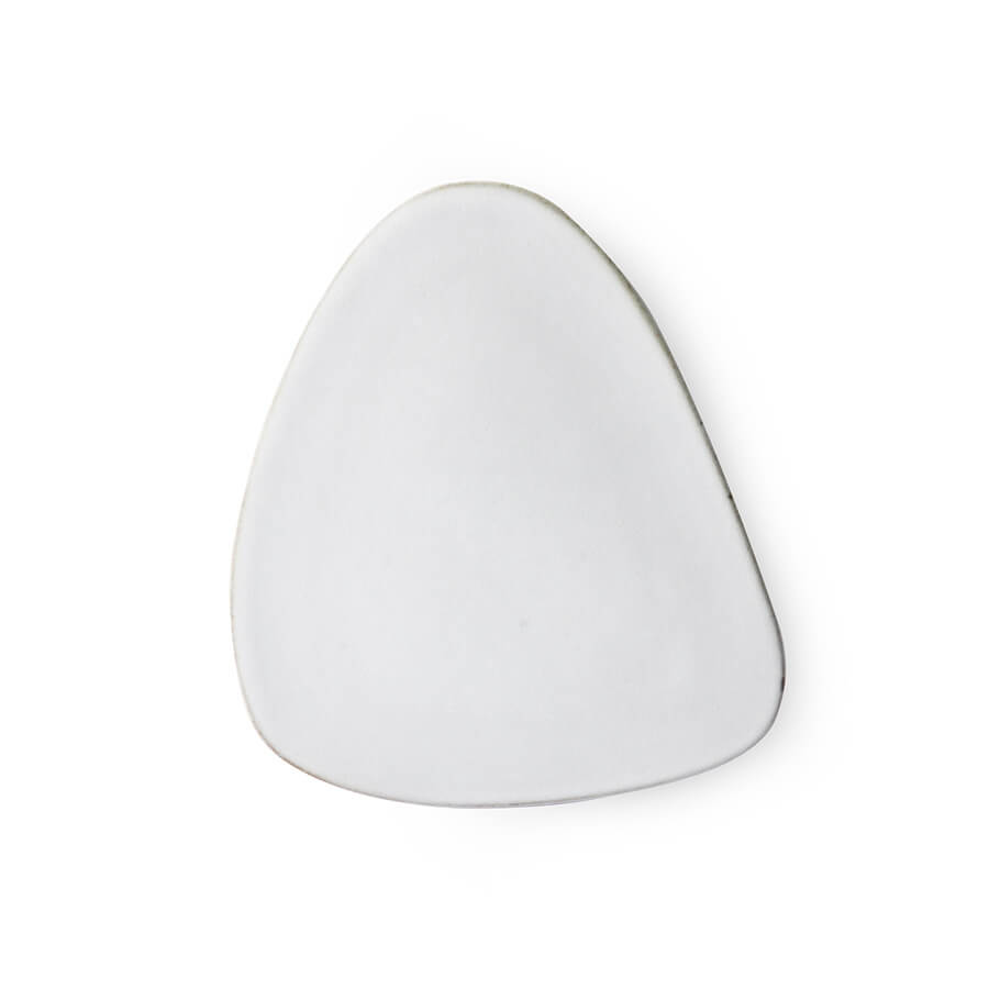 Triangle Plate White