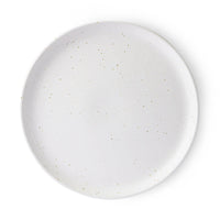 Dinner Plate Speckled White