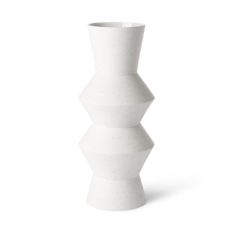 Speckled Clay Vase Angular