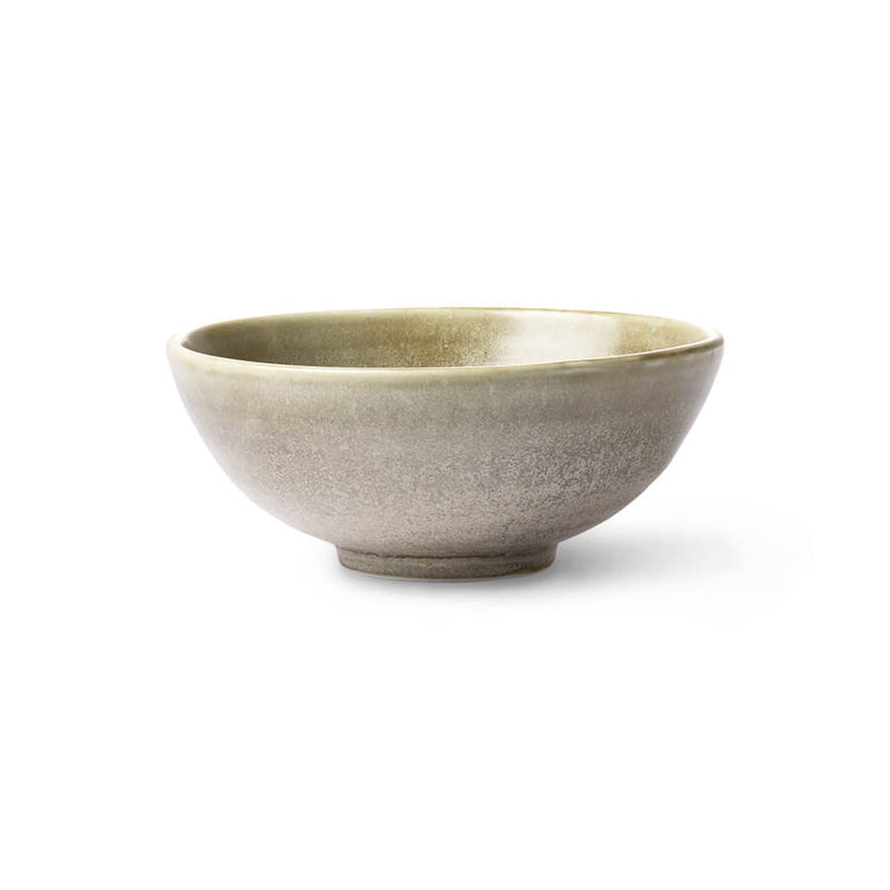 Rustic Salad bowl Green/Grey