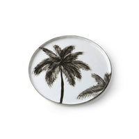 Porcelain Side Plate Palms