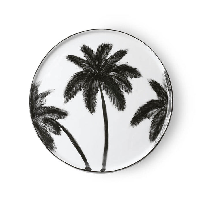 Porcelain Dinner Plate Palms