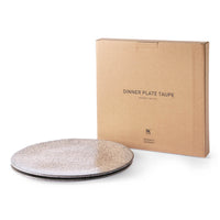 Dinner Plate Taupe (Set of 2)