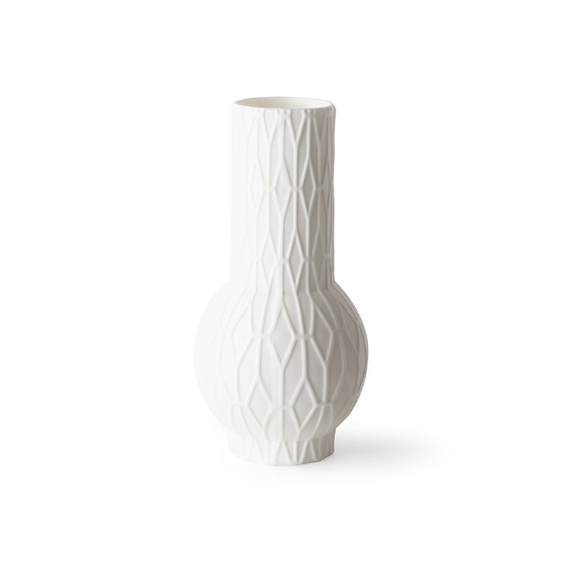 Matt White Porcelain Vases