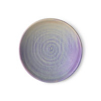 Flat Bowl Purple/Green