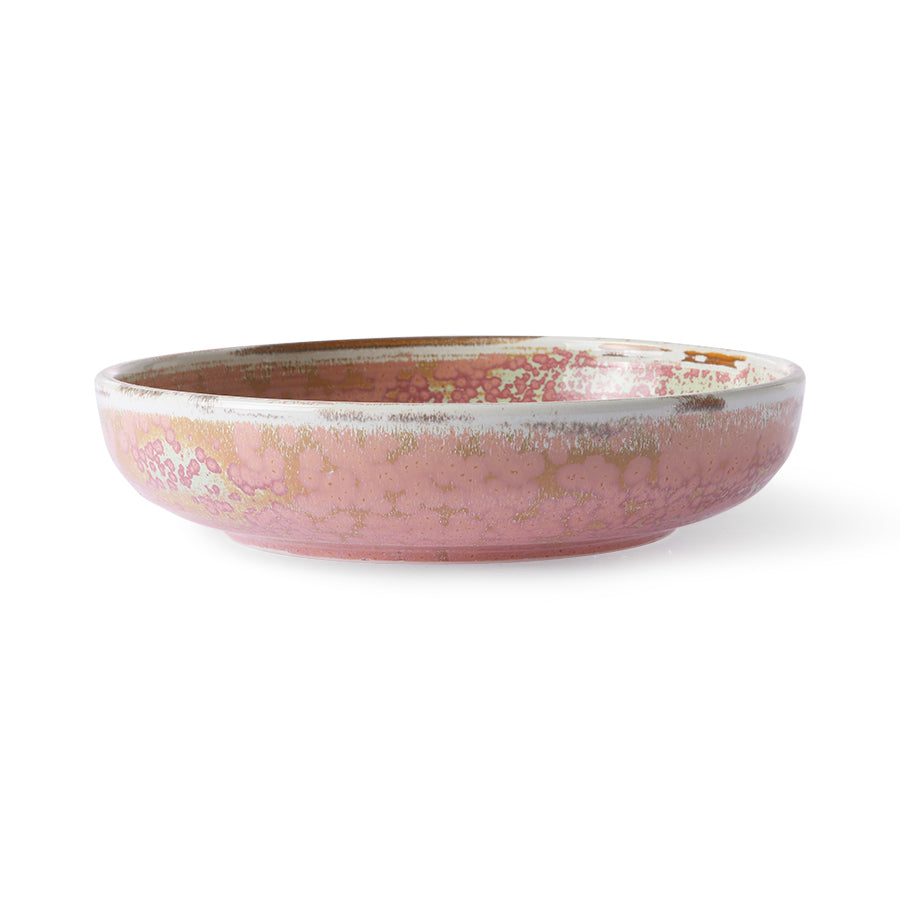 Deep Plate Rustic Pink