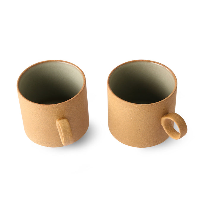 Coffee Mug Ochre Set of 2