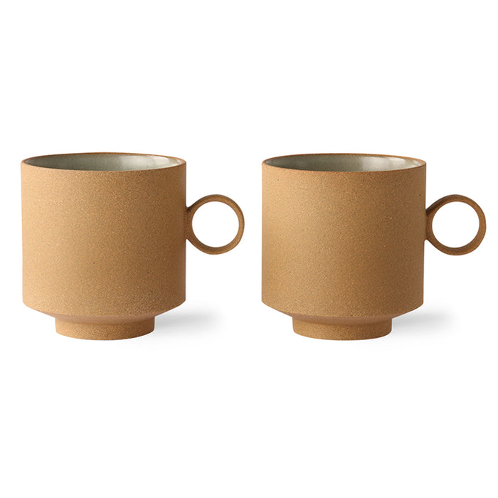 Coffee Mug Ochre Set of 2