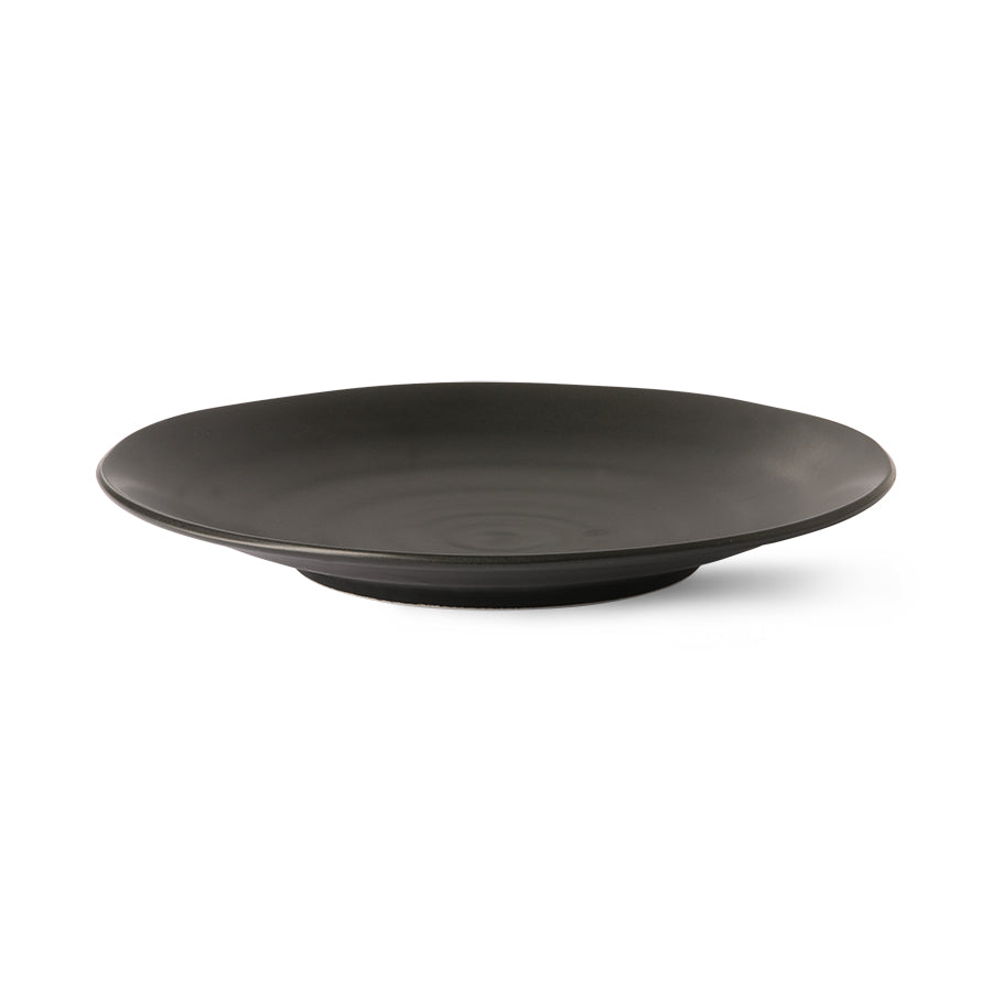 Japanese Dinner Plate Matt Black