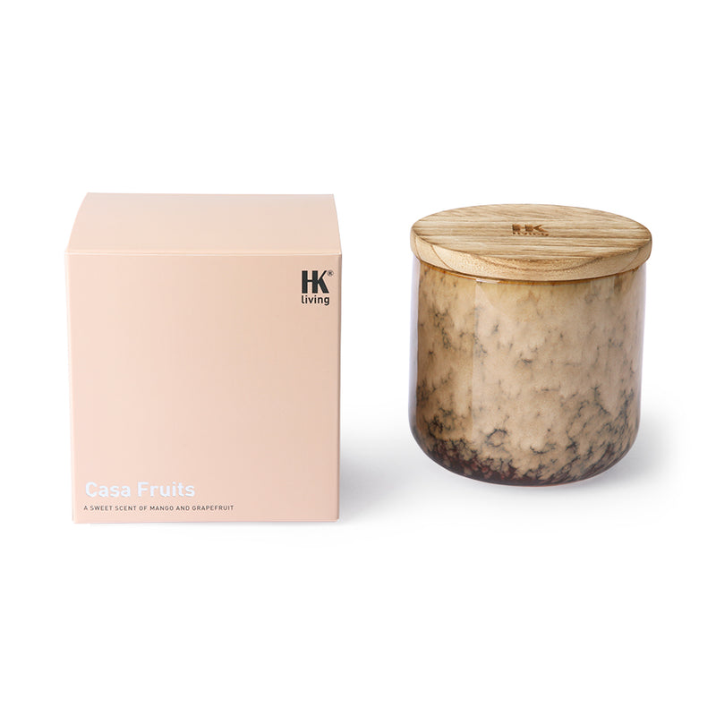 Ceramic Scented Candle: Casa Fruits