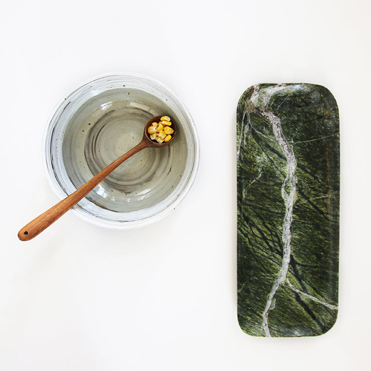 Handmade Marble Tray Green