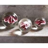 Glass Flower Ball L