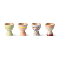 Egg Cups, Set of 4, Taurus, HKliving 70s Collection