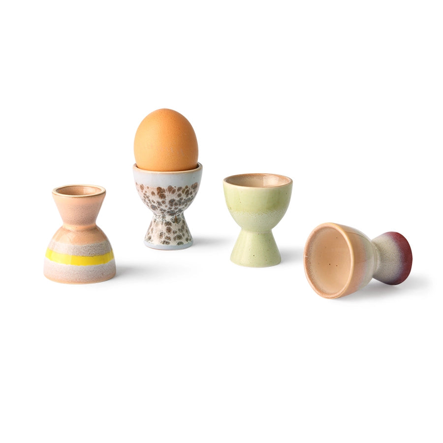 Egg Cups, Set of 4, Taurus, HKliving 70s Collection