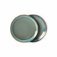 Dessert Plate Moss (Set of 2)