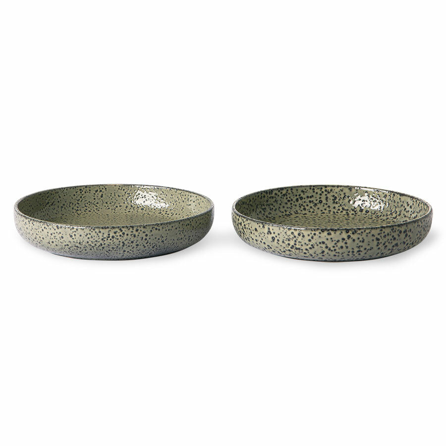 Deep Plate Green (Set of 2)