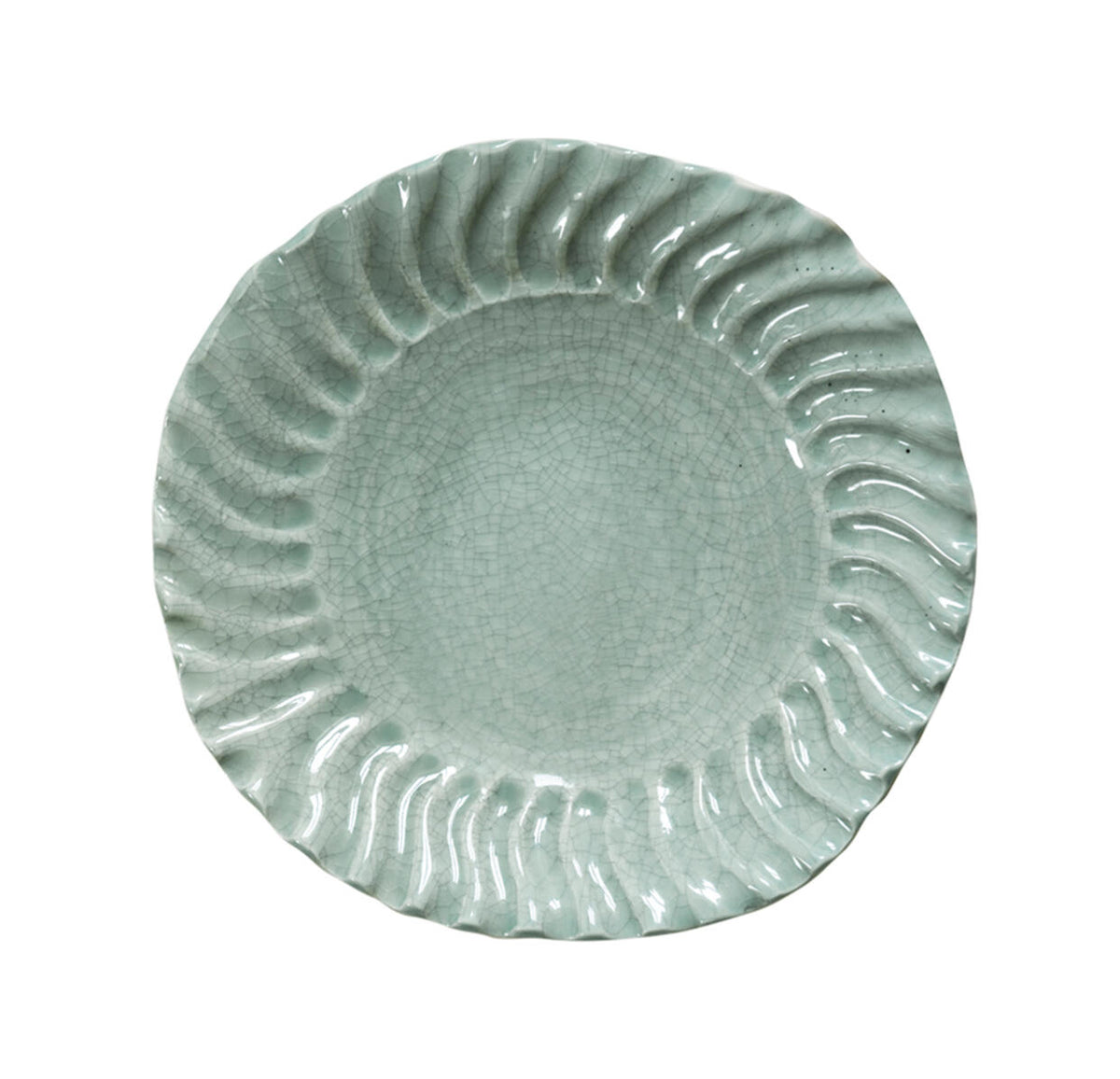 Deep Plate Dashi Celadon L