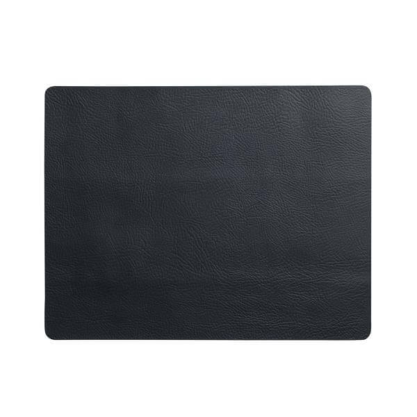 Quadro Recycled Leather Placemat Black