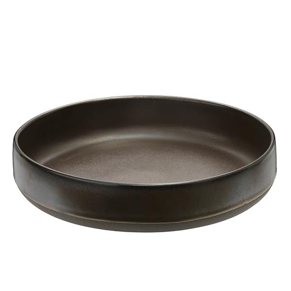 Metallic Brown Serving Bowl