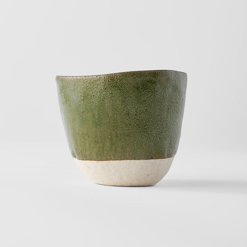 Lopsided Sushi Mug Moss Green