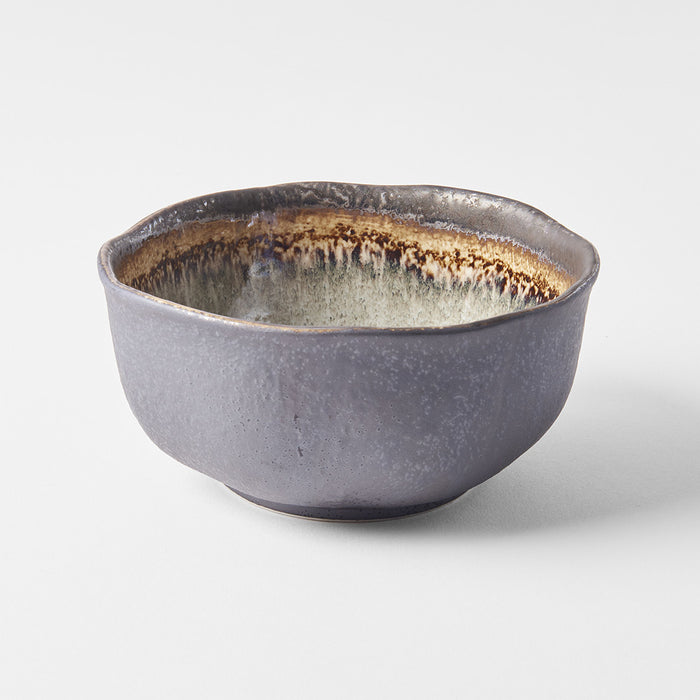 Akane Grey Round Bowl Uneaven