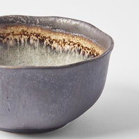 Akane Grey Round Bowl Uneaven