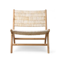 Lounge Chair Abaca/Teak by hkliving