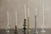 Handmade Eriska Candleholder Dark Green