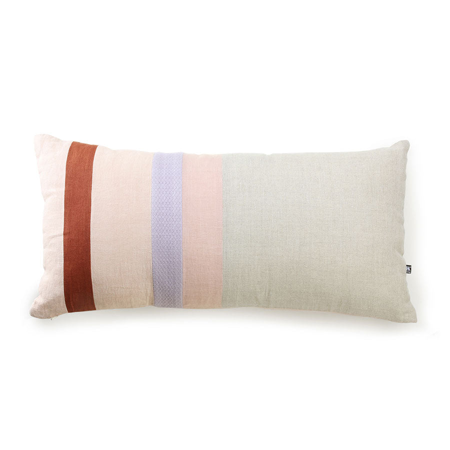 Linen Striped Cushion Pattern D (70X35)