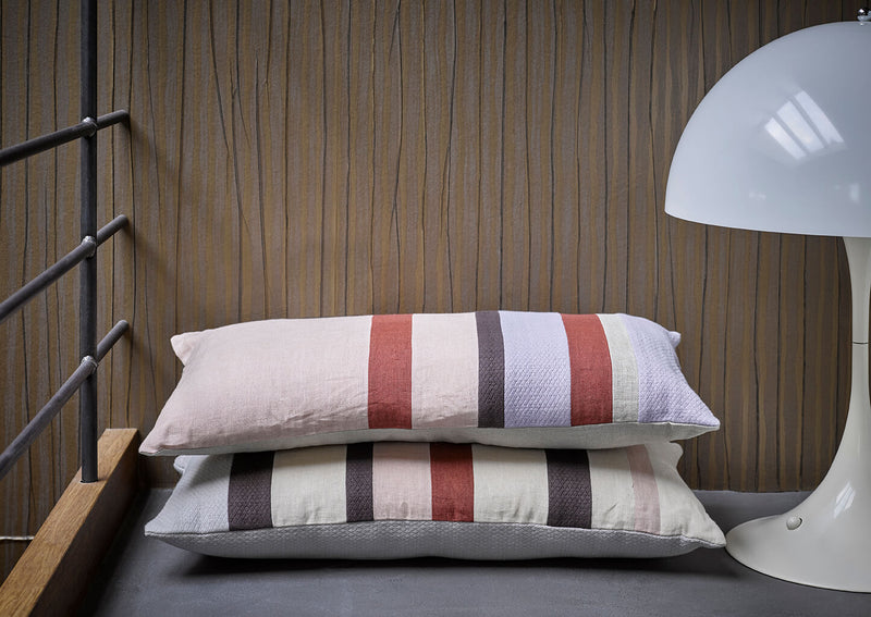 Linen Striped Cushion Pattern A