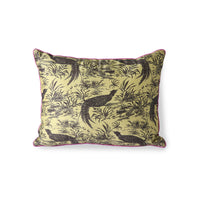 Printed Silk Cushion Jungle (30x40)