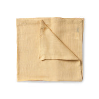 100% Linen Napkin Soft Yellow Set Of 2 (45x45)