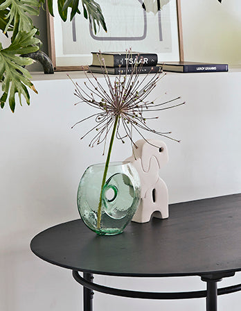 Glass Circle Vase