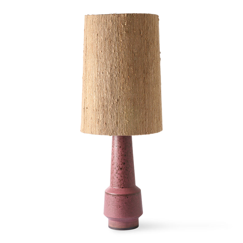 Cone Lamp Shade Silk Brown (32cm)