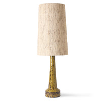 hkliving lamp and lampshade with lamp base in yellow brown