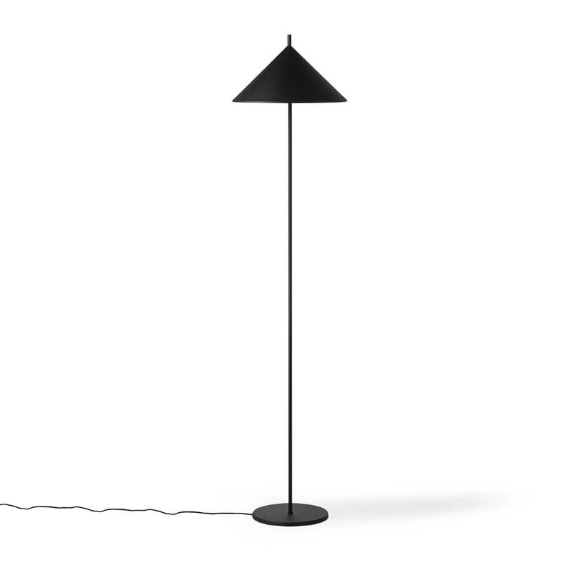 Metal Triangle Floor Lamp Matt Black