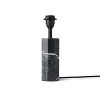 Hexagon Table Lamp Base Black Marble