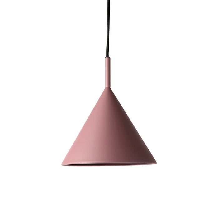 Metal Triangle Pendant Lamp Purple