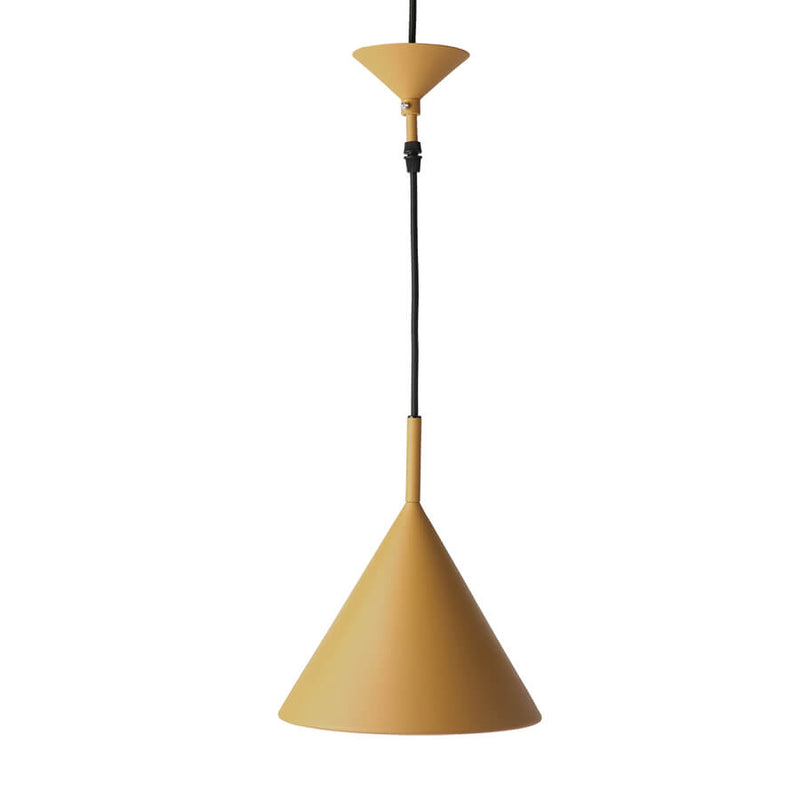 Metal Triangle Pendant Lamp Ochre